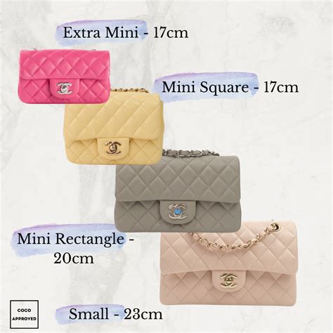 chanel wallet sizes.